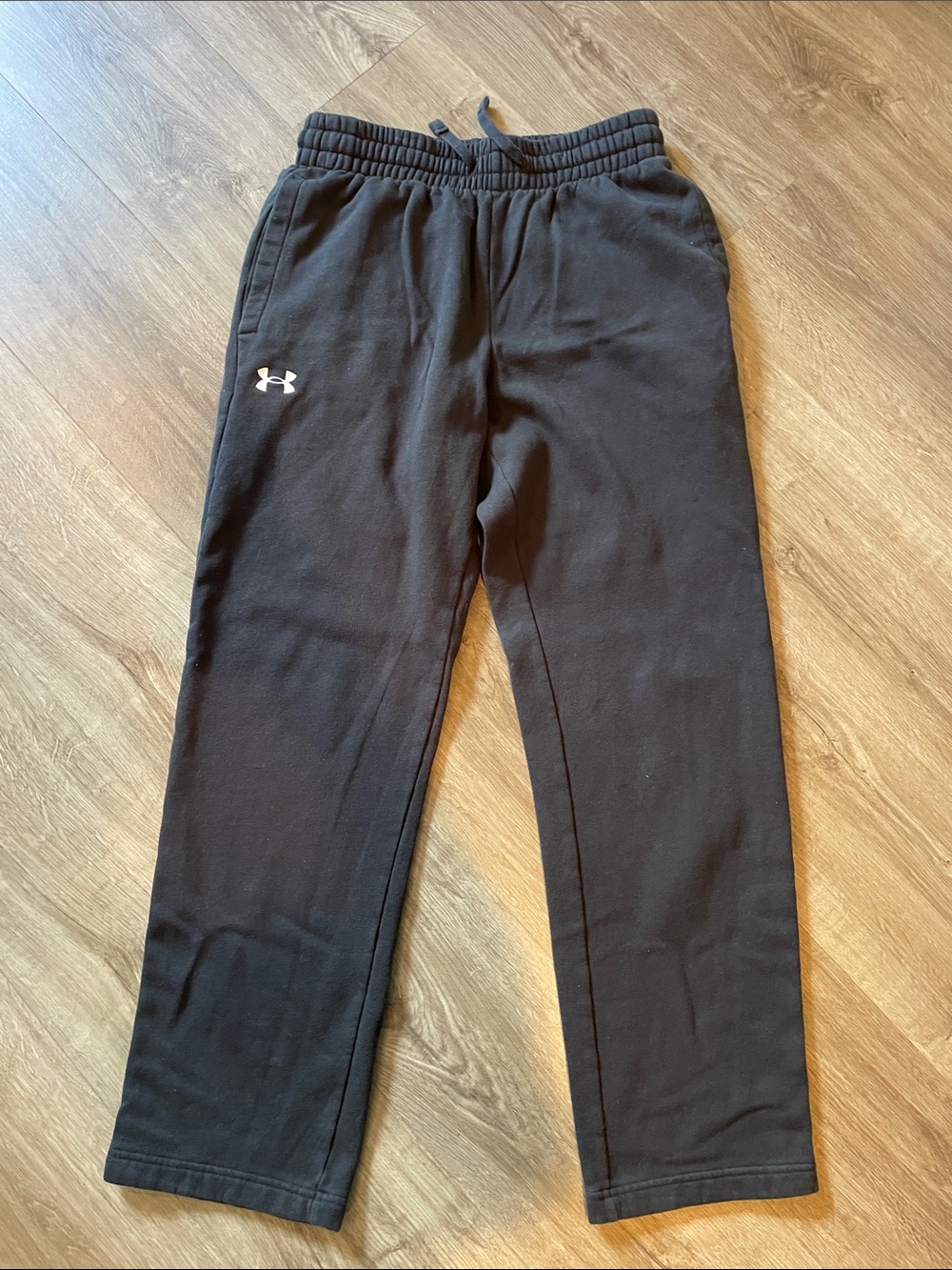 Under Armour Black Logo Sweatpants (sweatshirt material)